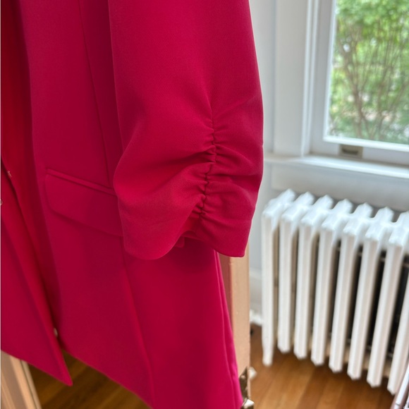 Macy's International Concepts 3/4 sleeve ruched blazer. Size Small. - Picture 5 of 5